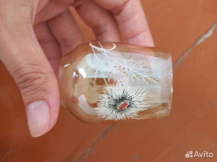 Рюмки/стопки из цветного стекла СССР