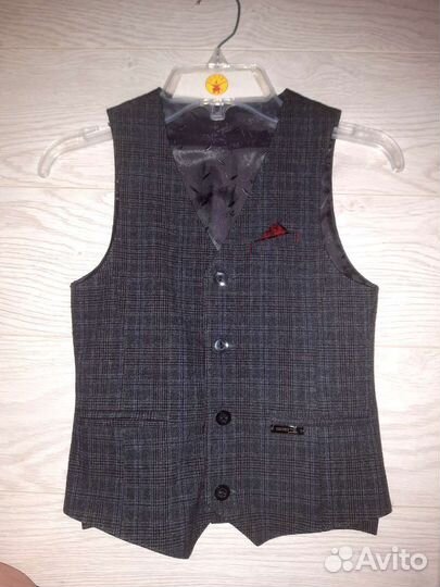 Школьный жилет, брюки для мальчика, первоклассника