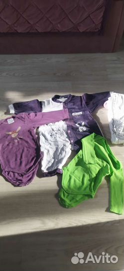 Детские вещи пакетом от 0 до года для девочки