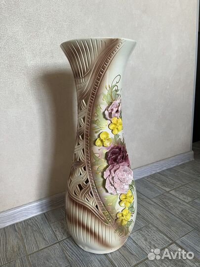 Ваза напольная керамическая