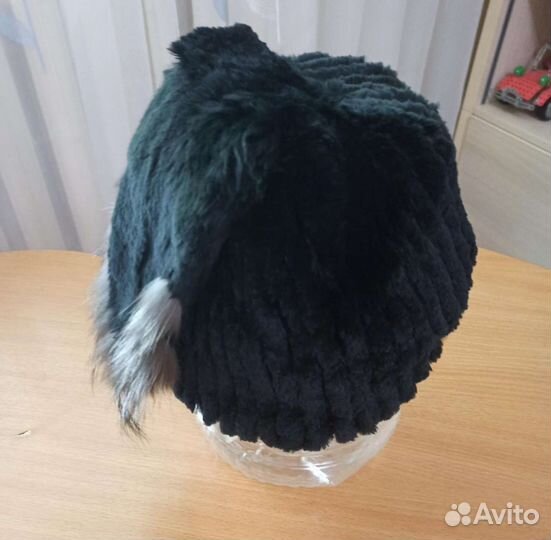 Оригинальная жен шапочка кролик-рекс