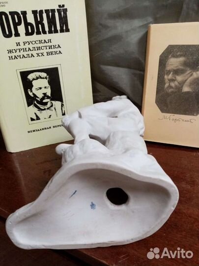 Бюст Горького, фарфор лфз