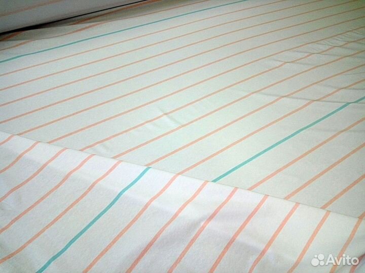 Ткань Кулирка с лайкрой Полоска