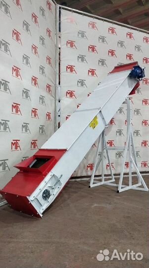 Транспортер цепной для удобрений, навоза