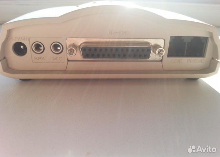 Модем acorp 56000. Может принимать и отправлять фа