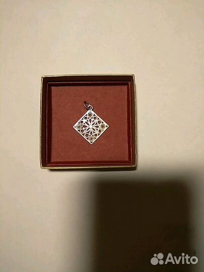 Подвеска кулон серебро 875