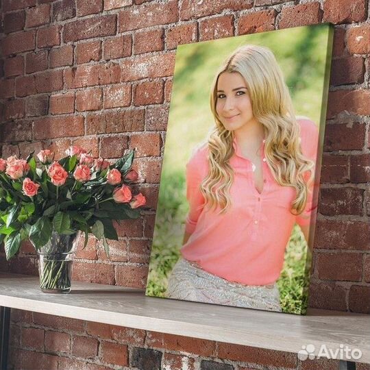 Фото на холсте, портрет по фото на холсте
