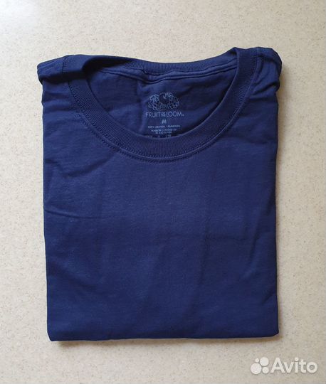 Футболка Fruit of the Loom Eversoft Jade navy