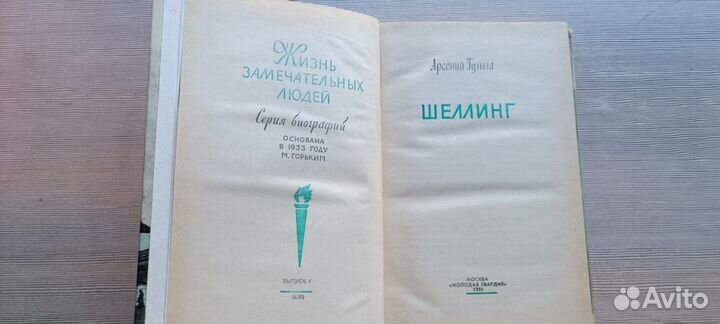 Книга жзл Шеллинг Гулыга Арсений
