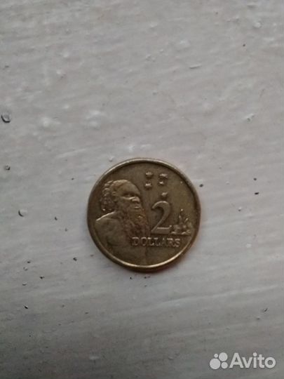 США 1 доллар Луизиана + Австралия 2 доллара 1988