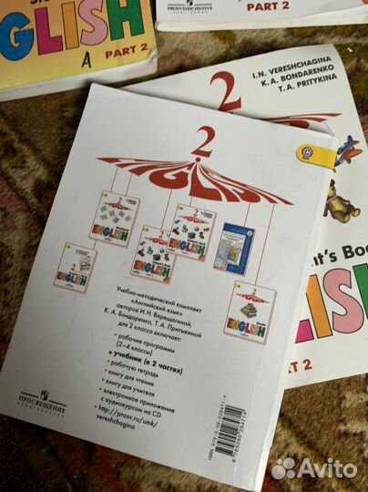 Английский язык 2,3,4 класс верещагина
