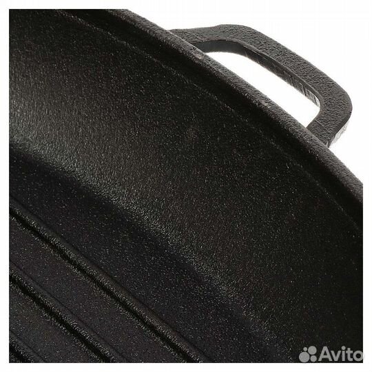 Сковорода-гриль чугунная с ручкой, 260*260 тм Гар