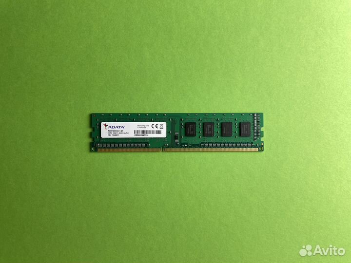 Оперативная память DDR3 4 GB 1600 MHz dimm adata