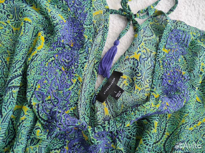 Пляжная туника atmosphere женская M L 46-48 зел