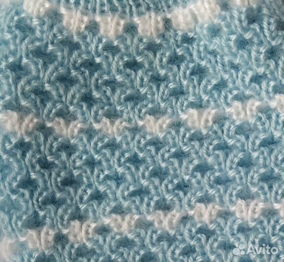 Шапка детская на мальчика до 1,5 лет новая