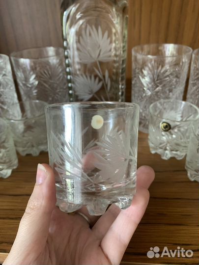 Хрустальная посуда бу
