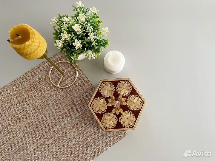 Деревянная шкатулка СССР