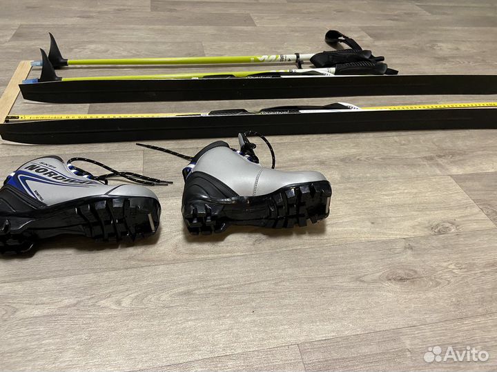 Беговые лыжи 120 Quechua, ботинки и палки