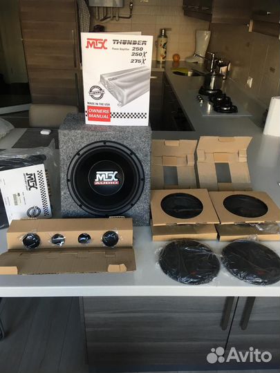 MTX Audio Thunder 275 комплектом