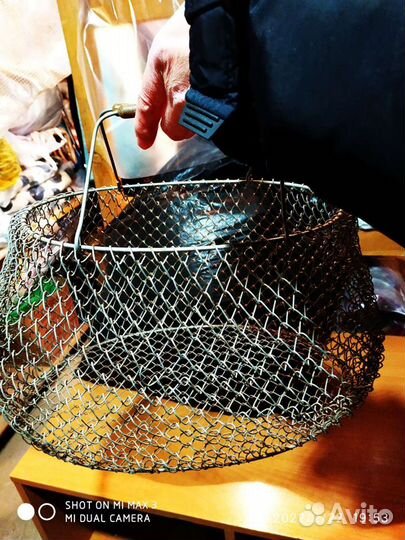 Сетка сумка складывающая рыболовная