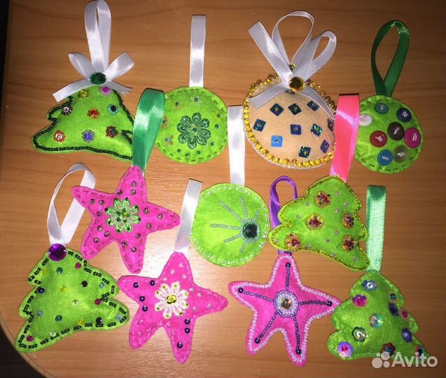 Новогодние игрушки ручной работы