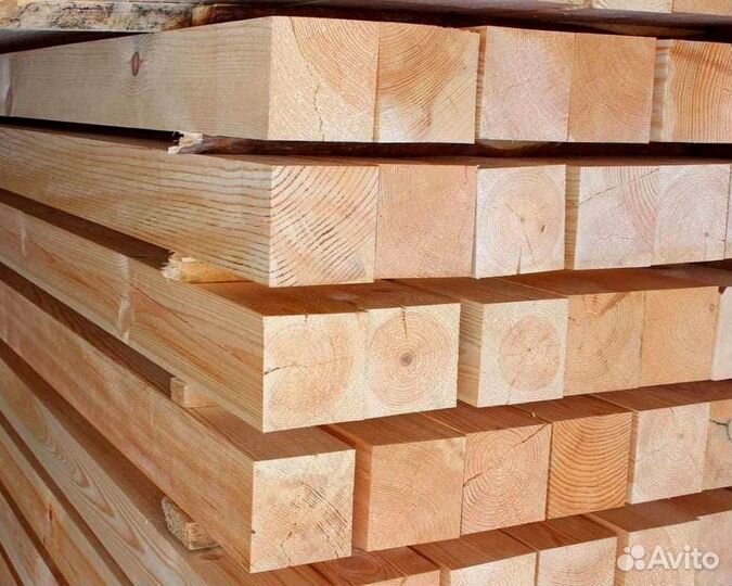 Брус 50X70 строганный 3м 12 кг