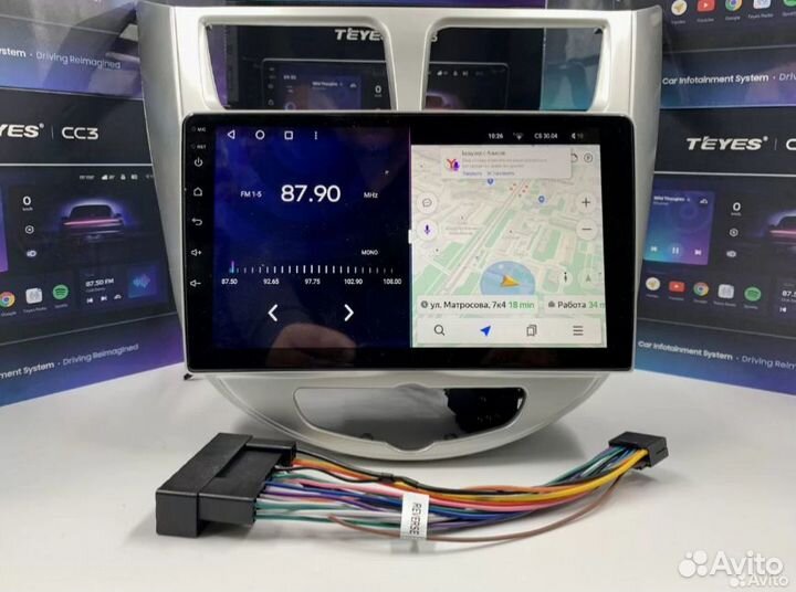 Магнитола Teyes сс3 2К 3/32 для Hyundai Solaris