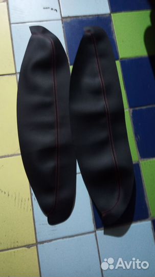 Кожзам на передние подлокотники Ниссан Кашкай