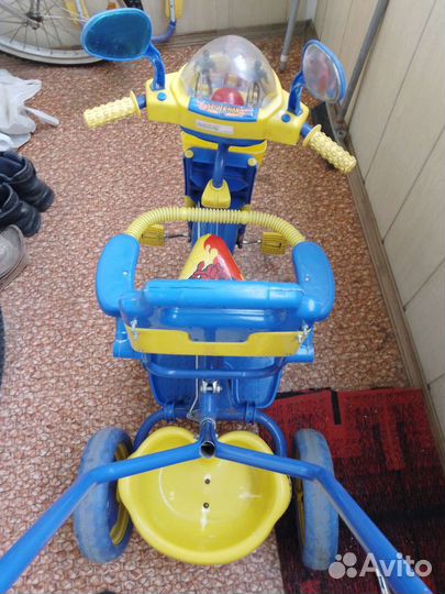 Детский трех колесный велосипед spider-MAN