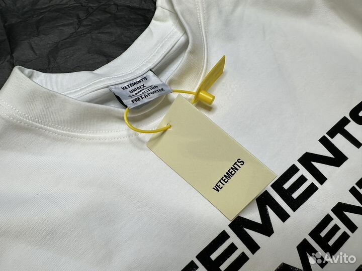 Футболка Vetements premium