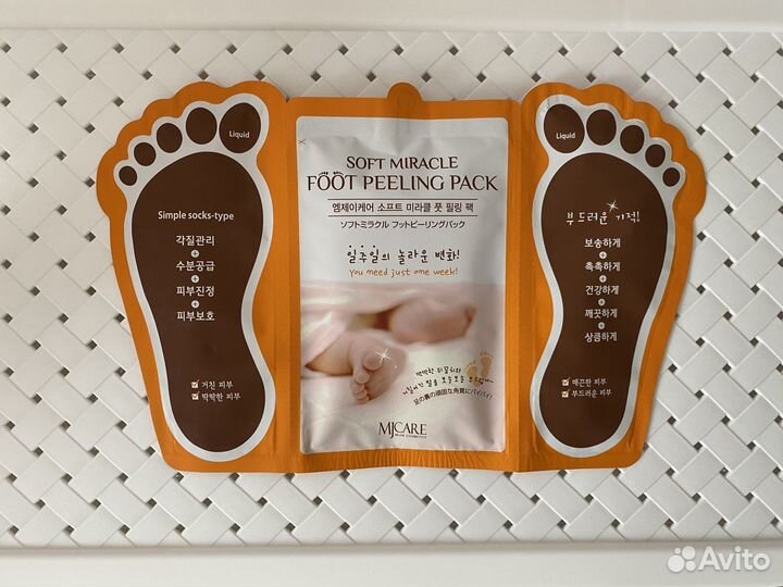 Маска-пилинг для ног MJ Care Foot Peeling Pack