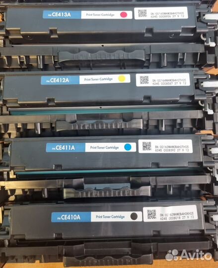 Картридж HP CE 410A 411A 412A 413A