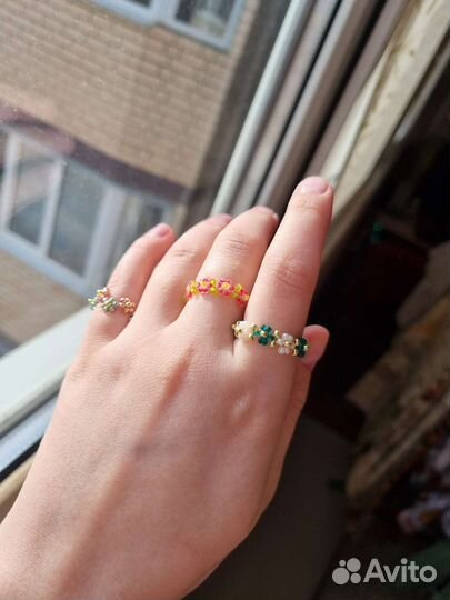 Кольцо из бисера