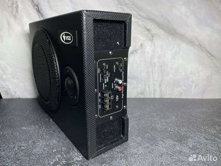 Активный сабвуфер автомобильный новый под сиденье