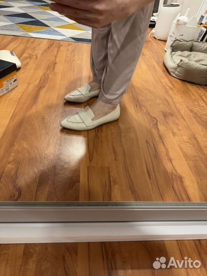 Мюли белые mascotte натуральная кожа 39 размер