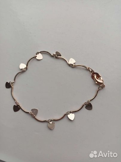 Позолоченный браслет