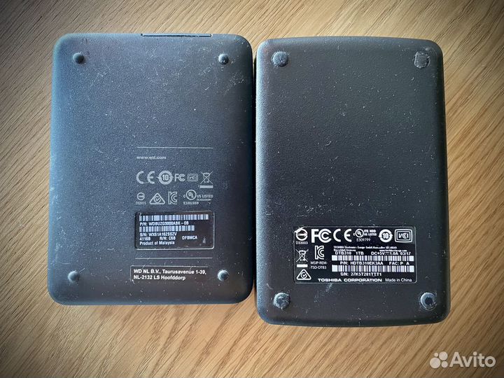 2 нерабочих внешних диска 2.5''