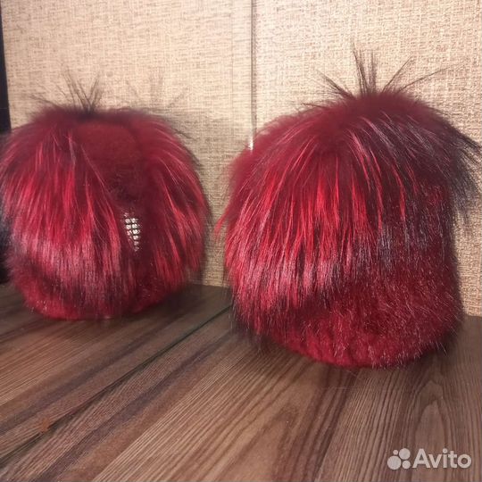 Шапка норковая женская бу