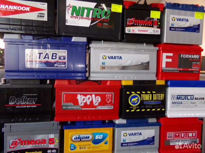 Аккумуляторы на корейские японские авто