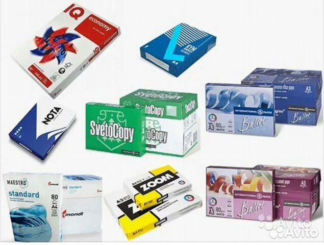 Бумага А4, А3 (белая, оригинал)