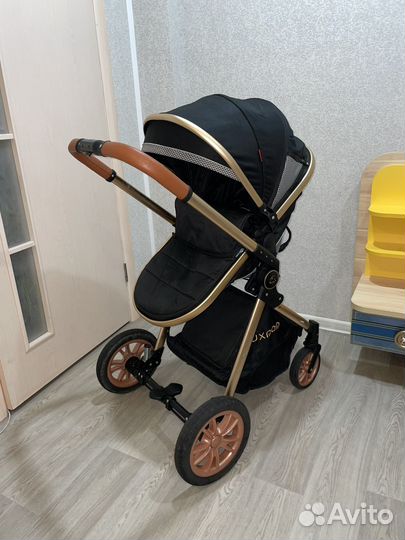 Коляска Luxmom 3 в 1 отличное состояние