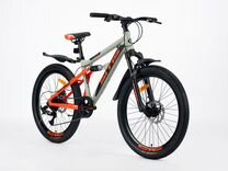 Велосипед sitis lock 24" (2024) Grey-Red-Black