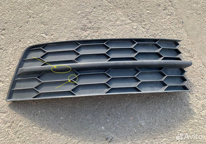 Решетка в бампер левая Rapid 1