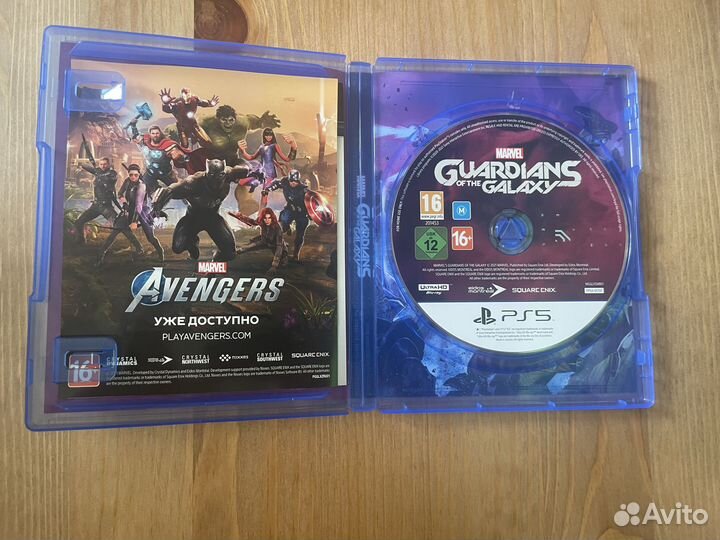 Диск Стражи галактики PS5 Guardians of the Galaxy
