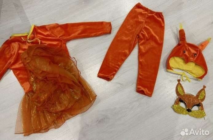 Новогодний костюм белочки 98-104 см
