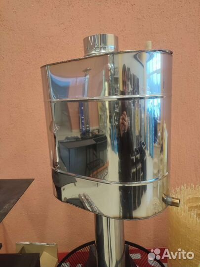 Баки нерж на трубе Овальные