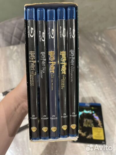 Bluray диски Harry Potter, Lord of rings