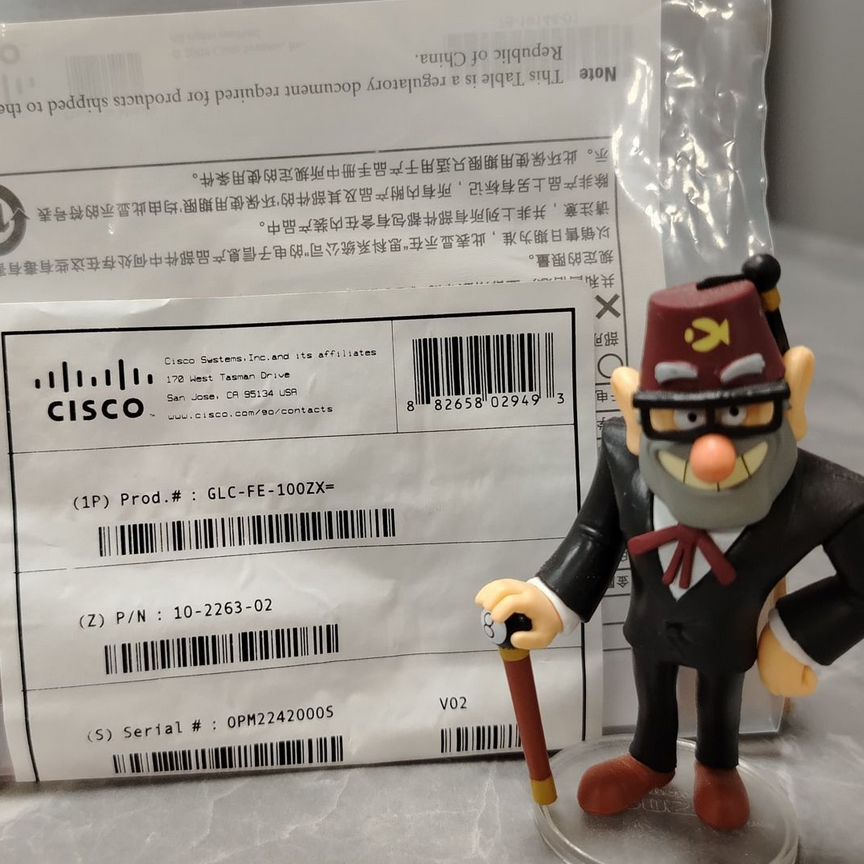 [GLC-FE-100ZX] Трансивер Cisco Новый Glc-Fe-100zx