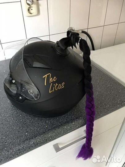 Косички на шлем