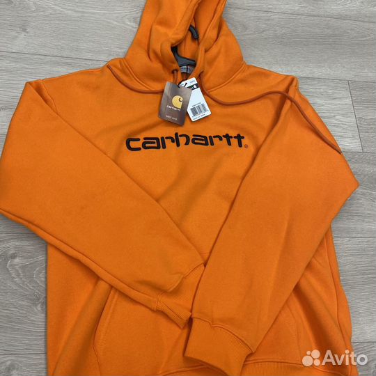 Оранжевое худи Carhartt